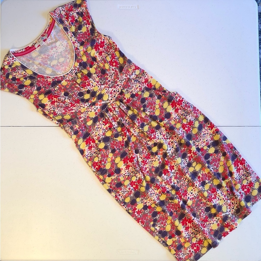 Boden Margot Weekend Floral Jersey Dress Size 4L